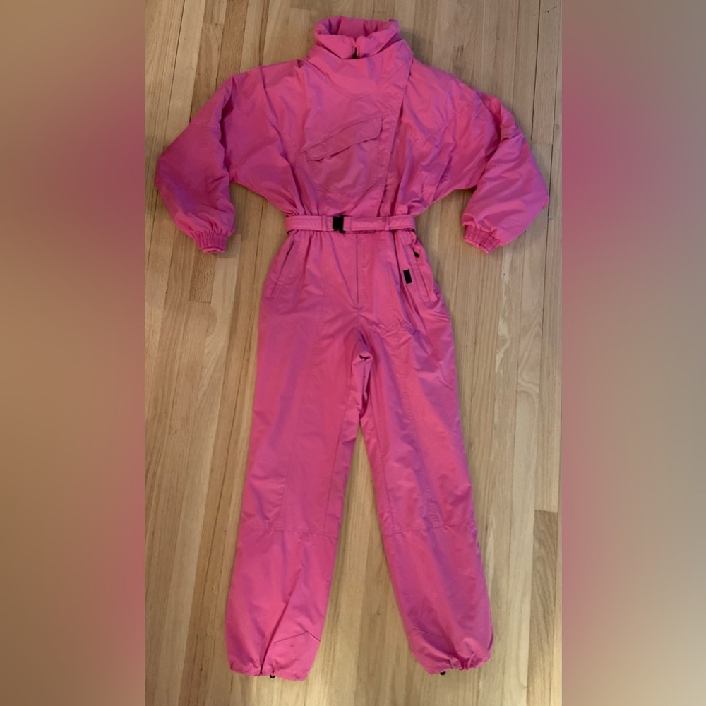Killy France Pink Vintage Snowsuit Jumpsuit Small Medium